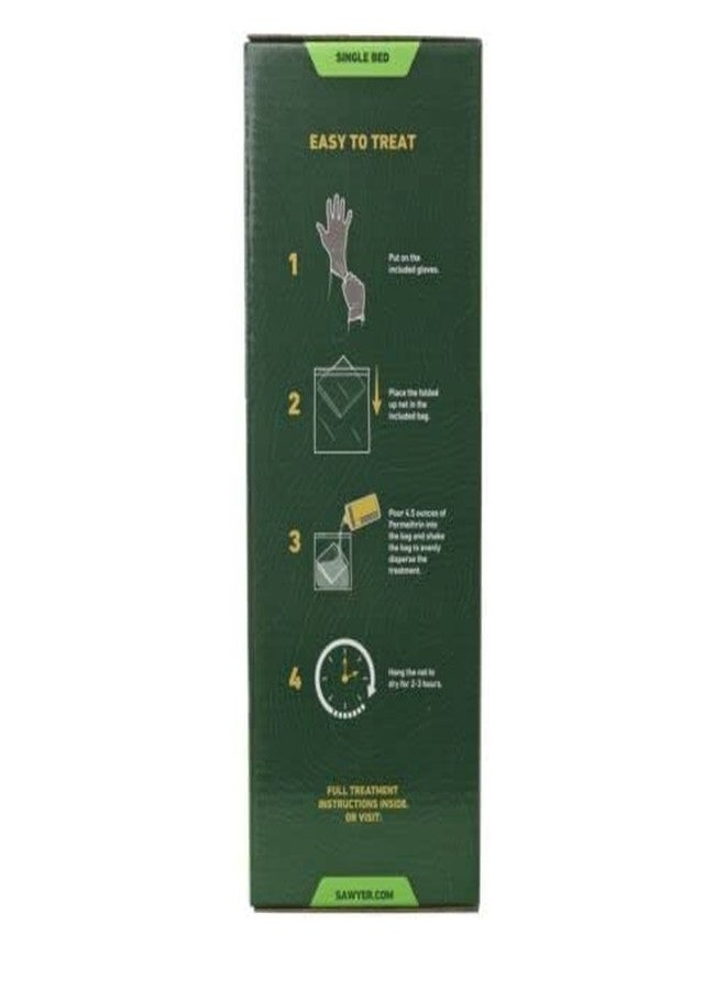 SAWYER Mosquito Bed Net Single Bed (Camping , Hunting , Travel) Better Visibility w/ Dark Color Netting Fine Mesh - Image 2